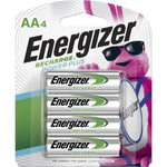Energizer Recharge Power Plus Rechargeable AA Batteries (EVENH15BP4)