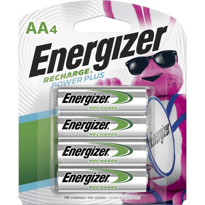 Energizer Recharge Power Plus Rechargeable AA Batteries (EVENH15BP4)