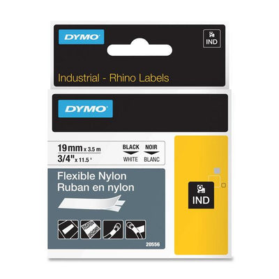 TAPE RHINO FLEX NYLON 3/4" WHT (DYM20556)