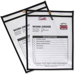 SHOP TICKET HLDR 9x12 BK/CR*25 (CLI46912)