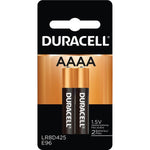 Duracell ULTRA Alkaline AAAA 1.5V Battery - MX2500 (DURMX2500B2PK)