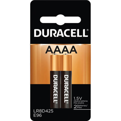 Duracell ULTRA Alkaline AAAA 1.5V Battery - MX2500 (DURMX2500B2PK)