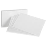 Oxford Blank Index Cards (OXF50)