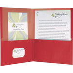 TWIN POCKET PORTF.RED (OXF78511)