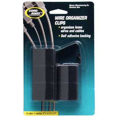 WIRE CLIP, BLACK        *6/PK (MAS00204)