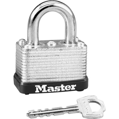 PADLOCK ECO.STEEL LAM.1.5"CARD (MLK22D)