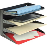 TRAY LTR MTL 4-TIER     *BLACK (MMF264R4HBK)