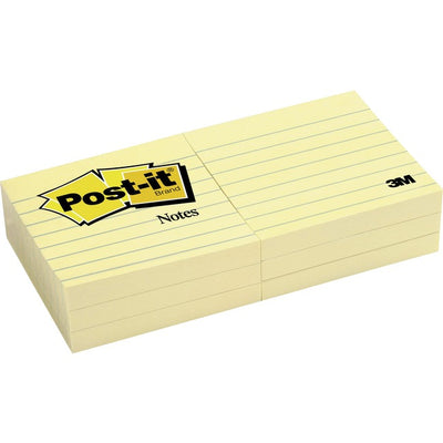 Post-it&reg; Lined Notes (MMM630-6PK)