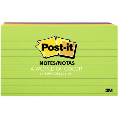 Post-it&reg; Notes Original Lined Notepads - Floral Fantasy Color Collection (MMM635-5AU)