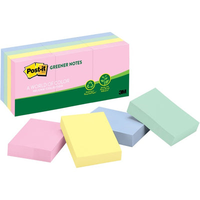 Post-it&reg; Greener Notes (MMM653-RP-A)