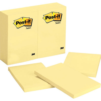 POST-IT YELLOW NOTE PAD 4X6 (MMM659)