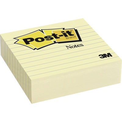 Post-it&reg; Lined Notes (MMM675-YL)