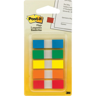 Post-it&reg; Flags in Portable Dispenser (MMM683-5CF)