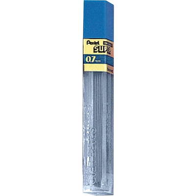 Super Hi-Polymer Lead Refill (0.7mm), 2H, 12 Leads per Tube (PEN50-2H)