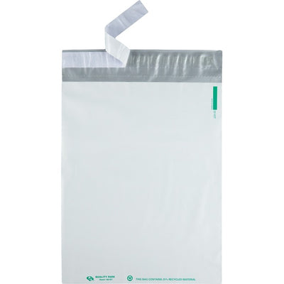 MAILER,POLY,12X15.5 WHT,100/BX (QUA46199)