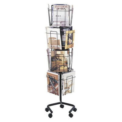 Safco Rotary Literature Display Rack (SAF4139CH)