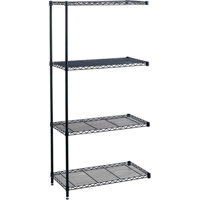 Safco Industrial Wire Shelving Add-On Unit (SAF5286BL)