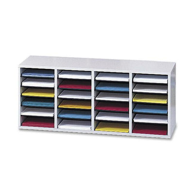 Safco Adjustable Shelves Literature Organizers (SAF9423GR)