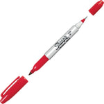 MARKER SHARPIE TWIN TIP RED (SAN32002)