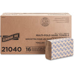TOWEL M-FOLD 1PLY BROWN*334x12 (KRI01820)