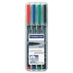 Staedtler Lumocolor Permanent Pens (STD318WP4)