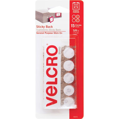 VELCRO&reg; Sticky Back Coins (VEK90070)