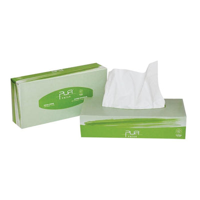 Facial Tissue 2-Ply 100 Sheets per box, 30bx/case (PUR102543)
