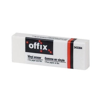 Offix® White Vinyl Eraser (OFF343384/PES065-EN-NP)