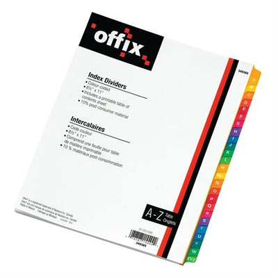 A-Z ASS. OFFIX DIVIDERS (NVXOFCR213SRD)