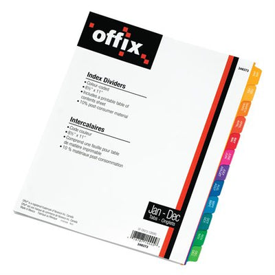 JAN-DEC ASS. OFFIX DIVIDERS (NVX349373)