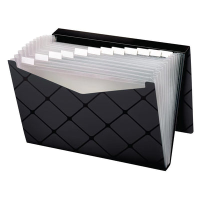 FILE 13 POCKETS LETTER BLACK (PFX39624BLA)