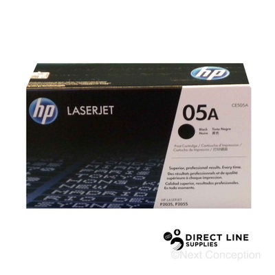 HP 05A (CE505A) Original Toner Cartridge - Single Pack (HEWCE505A)