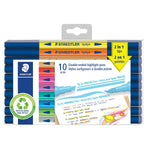 HIGHLIGHT PEN DBL-END AST,10pc (STD3620TB10A6)