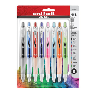 PEN 207 GEL 0.7mm ASS CRD (UBC1739929C)