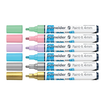 MARK.PAINT.4mm METAL. ASS.PAS. (PSY120296)