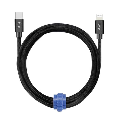 CABLE CH/SYNC USB-C/LIG.10' NR (BEEBEC2CL10B)