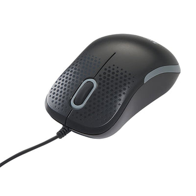Verbatim Silent Corded Optical Mouse - Black (VER99790)