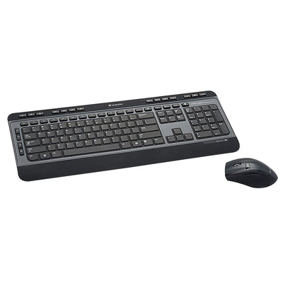 Verbatim Wireless Multimedia Keyboard and 6-Button Mouse Combo - Black (VER99788)