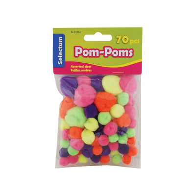 POM-POMS 1/2'' BRITE COLOURS (LPRSL54481)