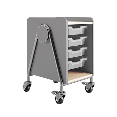 MOBILE FILE CART 1-COLUMN*GREY (SAF3921GRY)