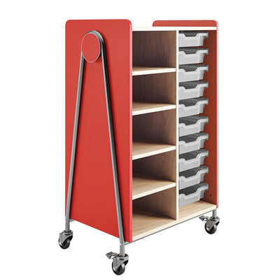 MOBILE FIL.CART 2 COLUMN.RD (SAF3922RED)