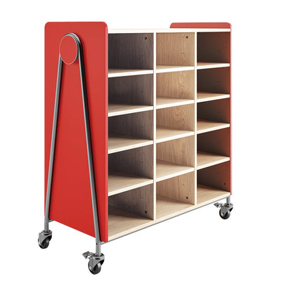 MOBILE FIL.CART 3 COLUMN.RD (SAF3931RED)
