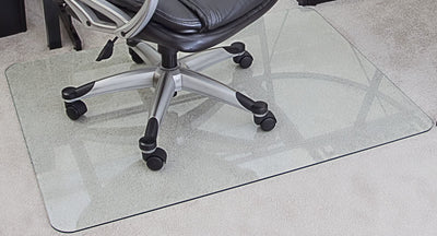 GLASS CHAIR MAT CLEAR 36"x48" (QRTQ0148360)