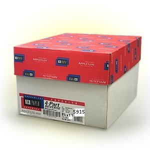 1250 Sets, 8-1/2" x 11" Pre Collated, Carbonless Paper, 4 Part REVERSE, (White, Canary, Pink, Gold) (NCR5915)
