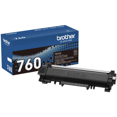 Brother TN760 Original Toner Cartridge - Black TN-760