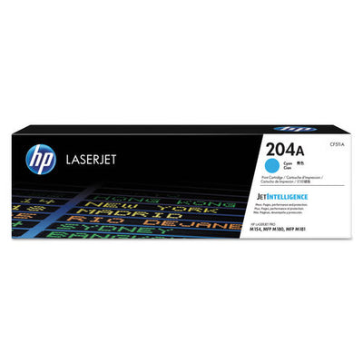 HP 204A Cyan Original LaserJet Toner Cartridge CF511A (HEWCF511A)