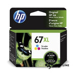 HP 67 XL Tri-color Original Ink (HEW3YM58AN)
