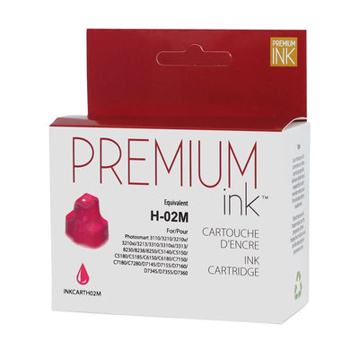 Alternative for No. 02 C8772W Magenta (INKCARTH02M)