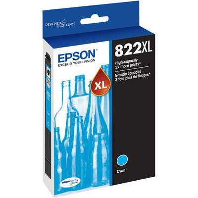 Epson T822 H/Y Cyan Ink Cart (EPST822XL220-S)