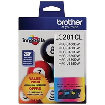BROTHER LC-2013PK COLOUR INK CARTRIDGES (3 PACK) (BRTLC2013PK)